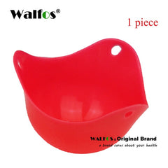 WALFOS FOOD GRADE Flexibe Silicone Egg Poacher Cook Poach Pods Kitchen Tool Baking Poached Cup egg kitchen cooking tools