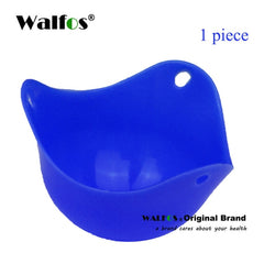 WALFOS FOOD GRADE Flexibe Silicone Egg Poacher Cook Poach Pods Kitchen Tool Baking Poached Cup egg kitchen cooking tools