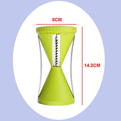 4 Blade Replaceable Vegetable Spiral Slicer Cutter Vegetable